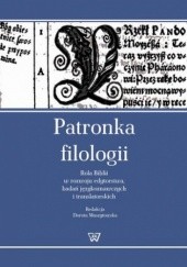 Okładka książki Patronka filologii Muszytowska Dorota