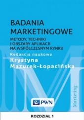 Okładka książki Badania marketingowe. Rozdział 1 Krystyna Mazurek-Łopacińska