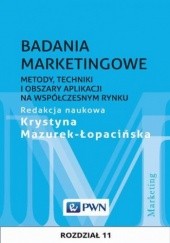 Okładka książki Badania marketingowe. Rozdział 11 Krystyna Mazurek-Łopacińska