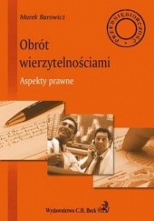 Okładka książki Obrót wierzytelnościami Aspekty prawne Marek Barowicz