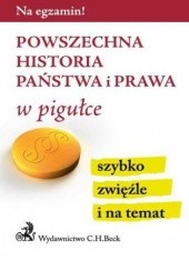 Okładka książki Powszechna historia państwa i prawa w pigułce Aneta Gacka-Asiewicz