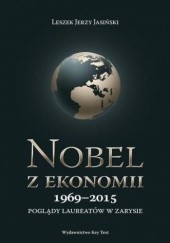 Okładka książki Nobel z ekonomii 1969-2015 J. Jasiński Leszek