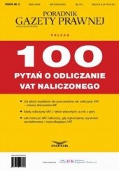 Okładka książki 100 pytań o odliczanie VAT naliczonego 