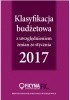 Okładka książki Klasyfikacja budżetowa 2017 z uwzględniem zmian ze stycznia 2017 Gaździk Elżbieta,&nbsp;Barbara Jarosz