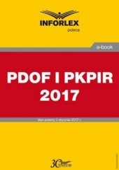 Okładka książki PDOF I PKPIR 2017 Pl Infor