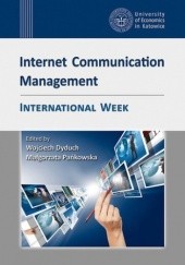 Okładka książki Internet Communication Management. International Week Małgorzata Pańkowska