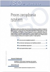 Okładka książki Proces zarządzania ryzykiem Michał Borucki