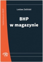 Okładka książki BHP w magazynie Zieliński Lesław