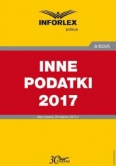 Okładka książki INNE PODATKI 2017 Pl Infor