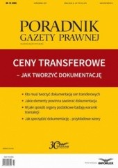Okładka książki Ceny transferowe Jak twotrzyć dokumentację Pl Infor