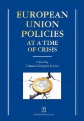 Okładka książki European Union Policies at a Time of Crisis Grzegorz Grosse Tomasz