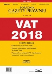 Okładka książki VAT 2018. Podatki cześć 2 Pl Infor