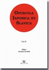 Okładka książki Opuscula Iaponica et Slavica Vol. 4 Szymon Grzelak