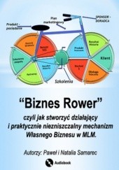 Okładka książki Biznes Rower, czyli jak stworzyć działający i praktycznie niezniszczalny mechanizm własnego biznesu w MLM Samarec Natalia