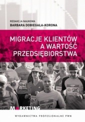 Okładka książki Migracje klientów a wartość przedsiębiorstwa Barbara Dobiegała-Korona