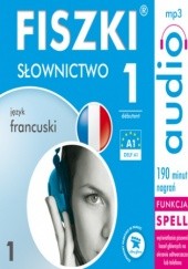 Okładka książki FISZKI audio - j. francuski - Słownictwo 1 Patrycja Wojsyk