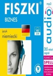 Okładka książki FISZKI audio j. niemiecki Biznes Kinga Perczyńska