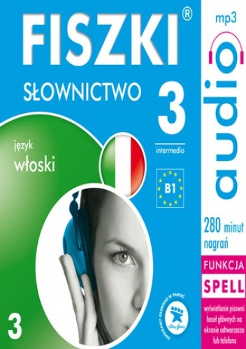 Okładka książki FISZKI audio - j. włoski - Słownictwo 3 Gogolin Anna
