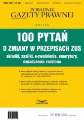 Okładka książki 100 pytań o zmiany w przepisach ZUS PL Infor