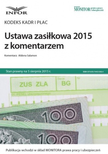 Kodeks kadr i płac Ustawa zasiłkowa 2015 z komentarzem chomikuj pdf
