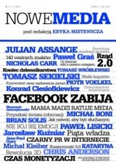 Okładka książki NOWE MEDIA pod redakcją Eryka Mistewicza Kwartalnik 3/2013 Eryk Mistewicz
