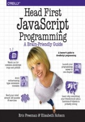 Okładka książki Head First JavaScript Programming. A Brain-Friendly Guide Elisabeth Robson, Eric T Freeman