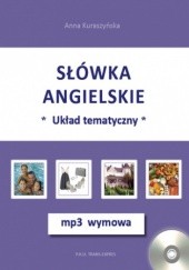 Okładka książki Słówka angielskie-układ tematyczny + mp3 wymowa Anna Kuraszyńska