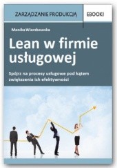 Okładka książki Lean w firmie usługowej Leszczyk-Kabacińska Marzena