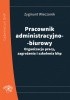 Okładka książki Pracownik administracyjno-biurowy. Organizacja pracy, zagrożenia i szkolenia bhp Zygmunt Wieczorek