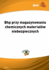 Okładka książki Bhp przy magazynowaniu chemicznych materiałów niebezpiecznych Zieliński Lesław