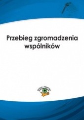 Okładka książki Przebieg zgromadzenia wspólników Kuryłek Michał