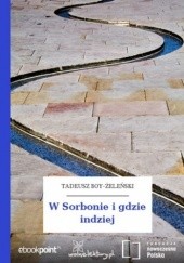 Okładka książki W Sorbonie i gdzie indziej Tadeusz Boy-Żeleński