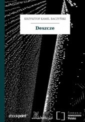 Okładka książki Deszcze Krzysztof Kamil Baczyński
