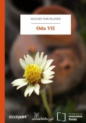 Okładka książki Oda VII von Platen August