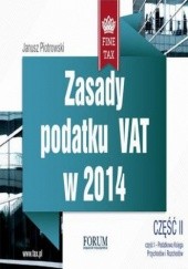 Okładka książki Zasady podatku VAT w 2014 część II