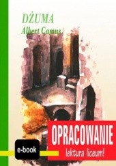 Okładka książki Dżuma (Albert Camus) - opracowanie I. Kordela Andrzej