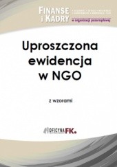 Okładka książki Uproszczona ewidencja w NGO z wzorami Katarzyna Trzpioła