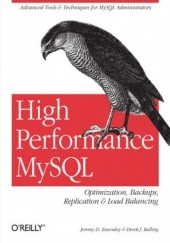 Okładka książki High Performance MySQL. Optimization, Backups, Replication, Load Balancing & More J. Balling Derek, D. Zawodny Jeremy