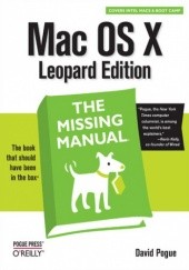 Okładka książki Mac OS X Leopard: The Missing Manual David Pogue