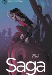 Okładka książki Saga #45 Fiona Staples, Brian K. Vaughan