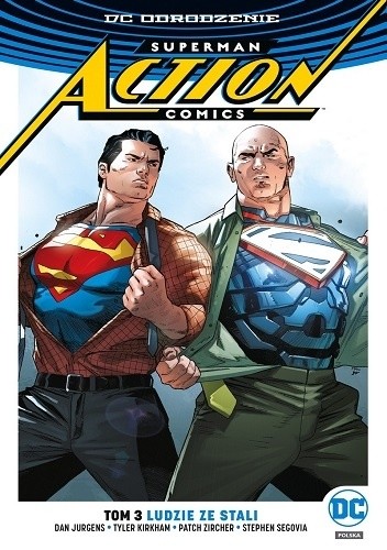 Okładki książek z cyklu Superman - Action Comics DC Rebirth