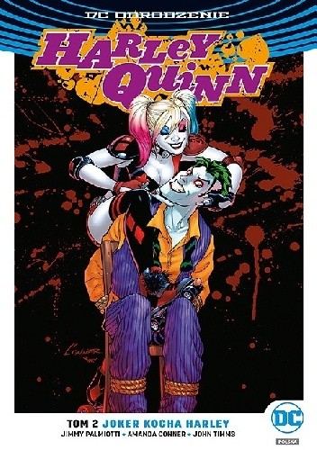 Okładki książek z cyklu Harley Quinn DC Rebirth