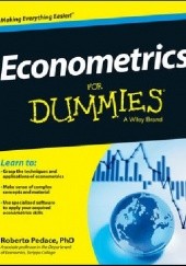 Okładka książki Econometrics for Dummies Roberto Pedace