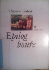Okładka książki Epilog bouře Zbigniew Herbert