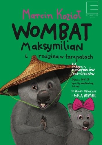 Okładki książek z cyklu Wombat Maksymilian