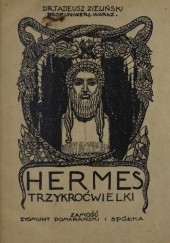 Okładka książki Hermes Trzykroć-Wielki Tadeusz Zieliński
