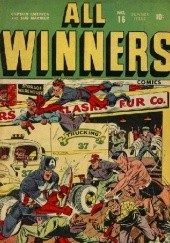 Okładka książki All Winners Comics #16 Stan Lee, Alex Schomburg