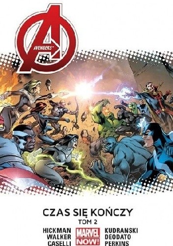 Okładki książek z cyklu Avengers. Czas się kończy