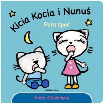 Okładki książek z serii Kicia Kocia i Nunuś