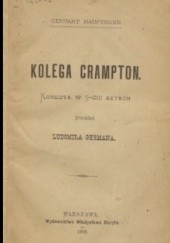 Okładka książki Kolega Crampton Gerhart Hauptmann